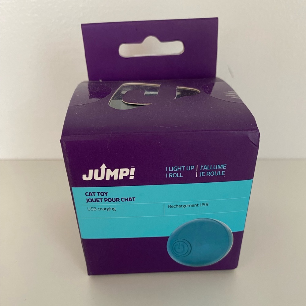 ⭐️ 2 for $10 NEW Light up rolling rechargeable cat toy